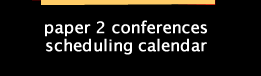 paper 1 conferences scheduling calendar