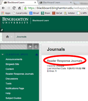 Blackboard Journals link graphic2