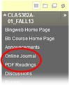 blackboard menu