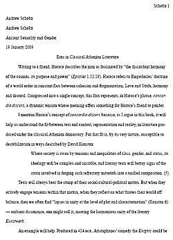sample MLA paper